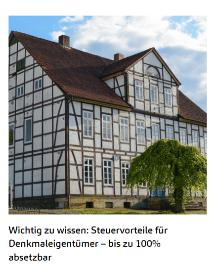 Steuervorteile Denkmaleigentuemer in  Eschborn