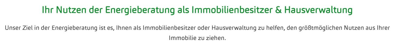 Energetische Beratung für  Hasbergen